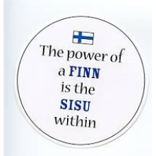 Pin - Power of a Finn is the Sisu Within